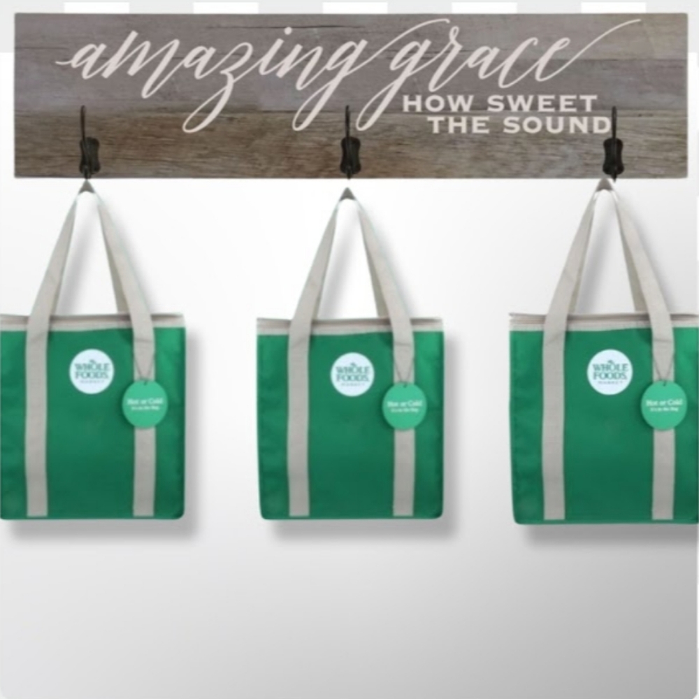 Whole Foods Market Insulated Reusable Cooler Green Grocery Shopping Bag …